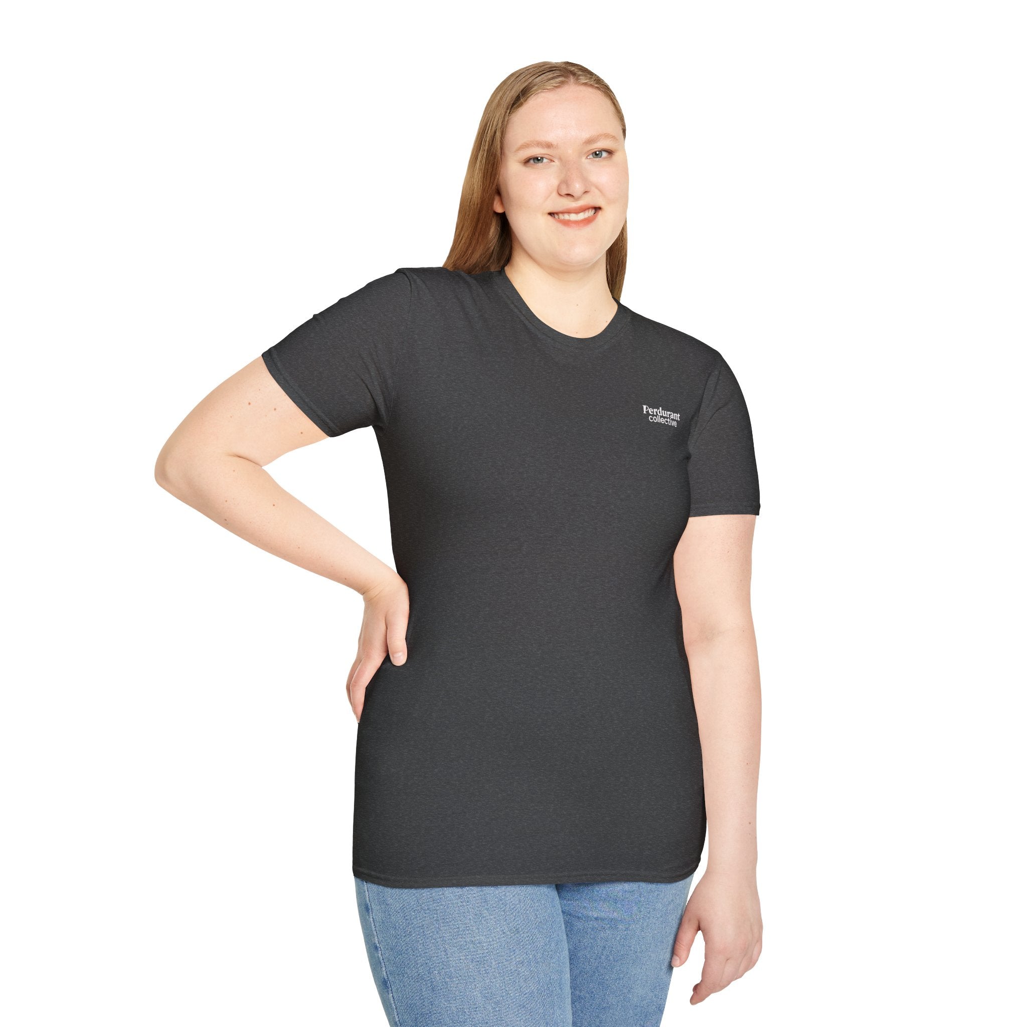 Perdurant Collective Running Statistics T-Shirt - Dark Unisex Graphic Marathon Tee