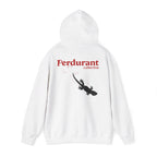 Perdurant Collective Footprint Hoodie - Light Minimal Unisex Graphic Hoodie