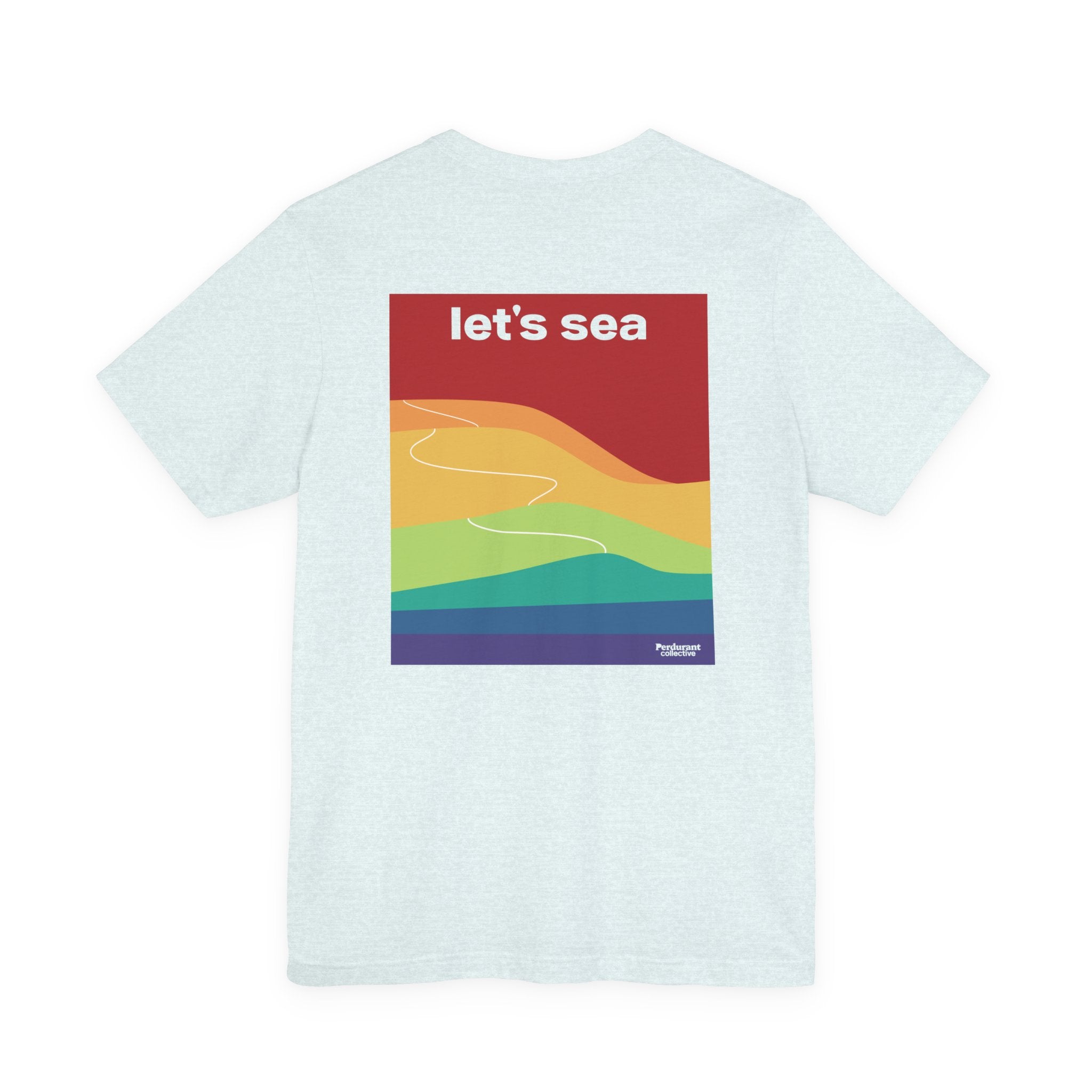 Perdurant Collective Let's Sea Trail T-Shirt - Light Graphic Summer Adventure Tee