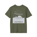 Half Dome Topographic T-Shirt - Dark Unisex Mountain Relief Tee