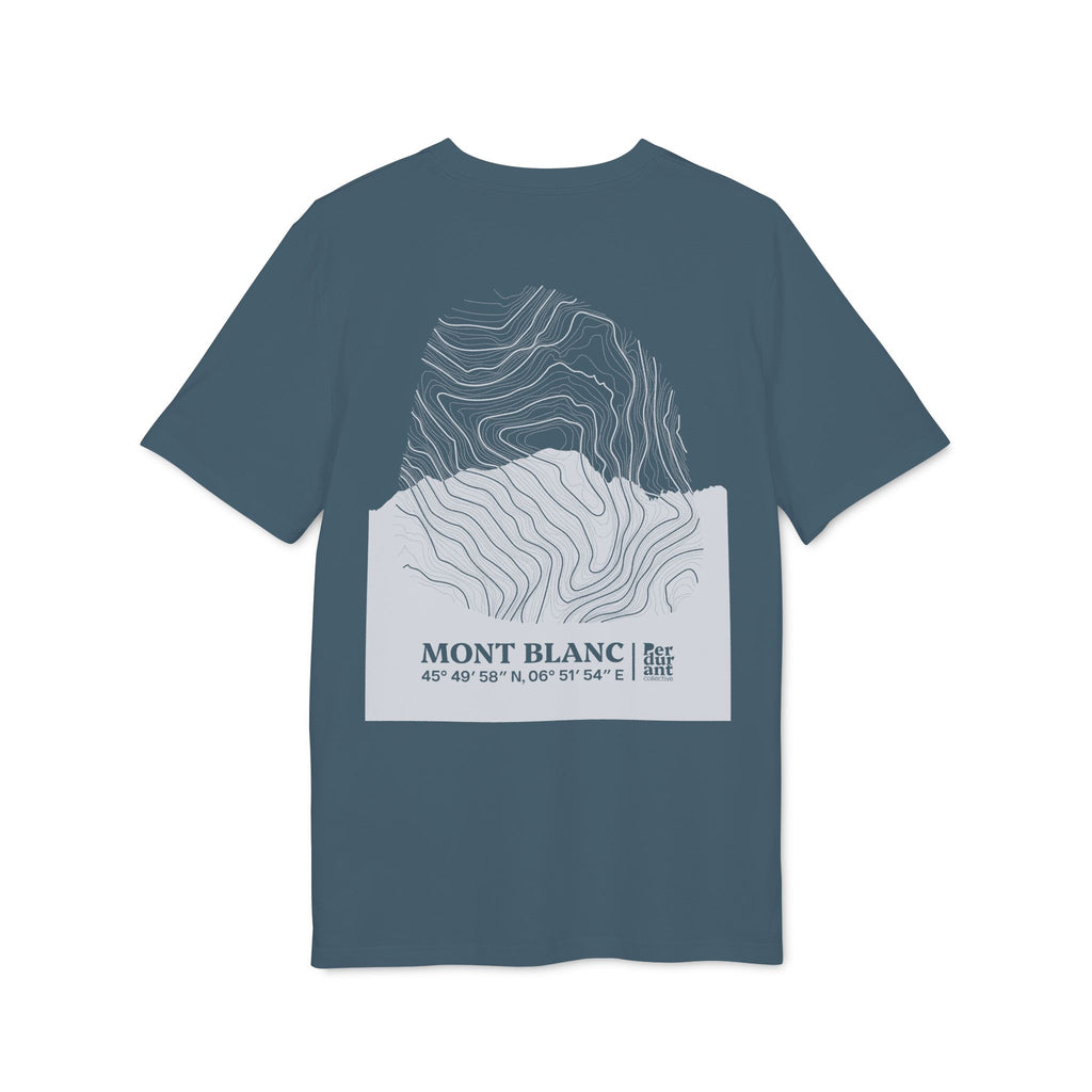 Mont Blanc Relief - the Classic Dark Unisex T-Shirt