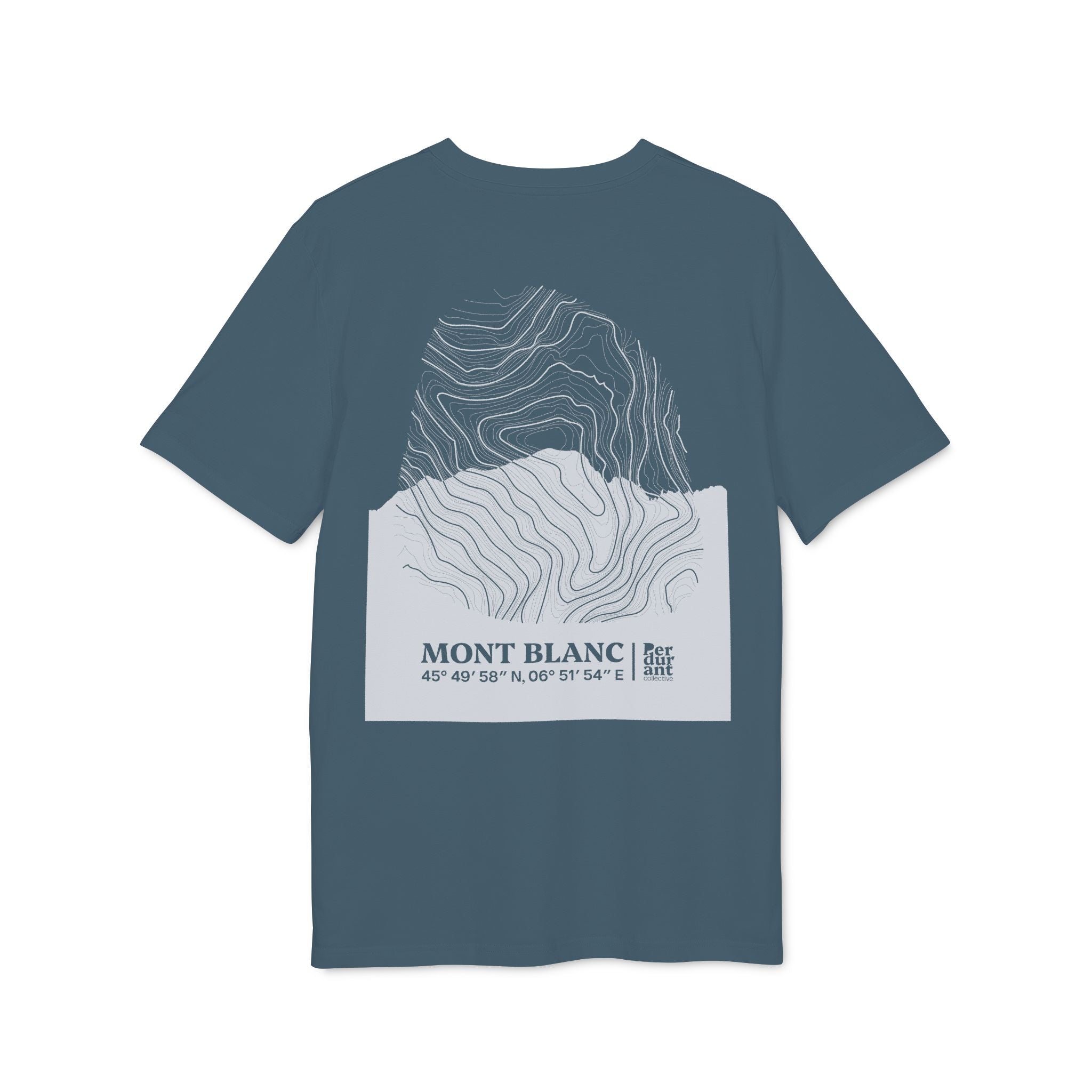 Mont Blanc Relief - the Classic Dark Unisex T-Shirt