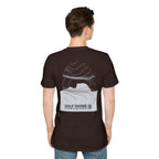 Half Dome Topographic T-Shirt - Dark Unisex Mountain Relief Tee