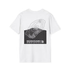 Kilimanjaro Topographic T-Shirt - Light Unisex Mountain Relief Tee