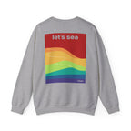 Perdurant Collective Let's Sea Trail Sweatshirt - Graphic Summer Adventure Crewneck