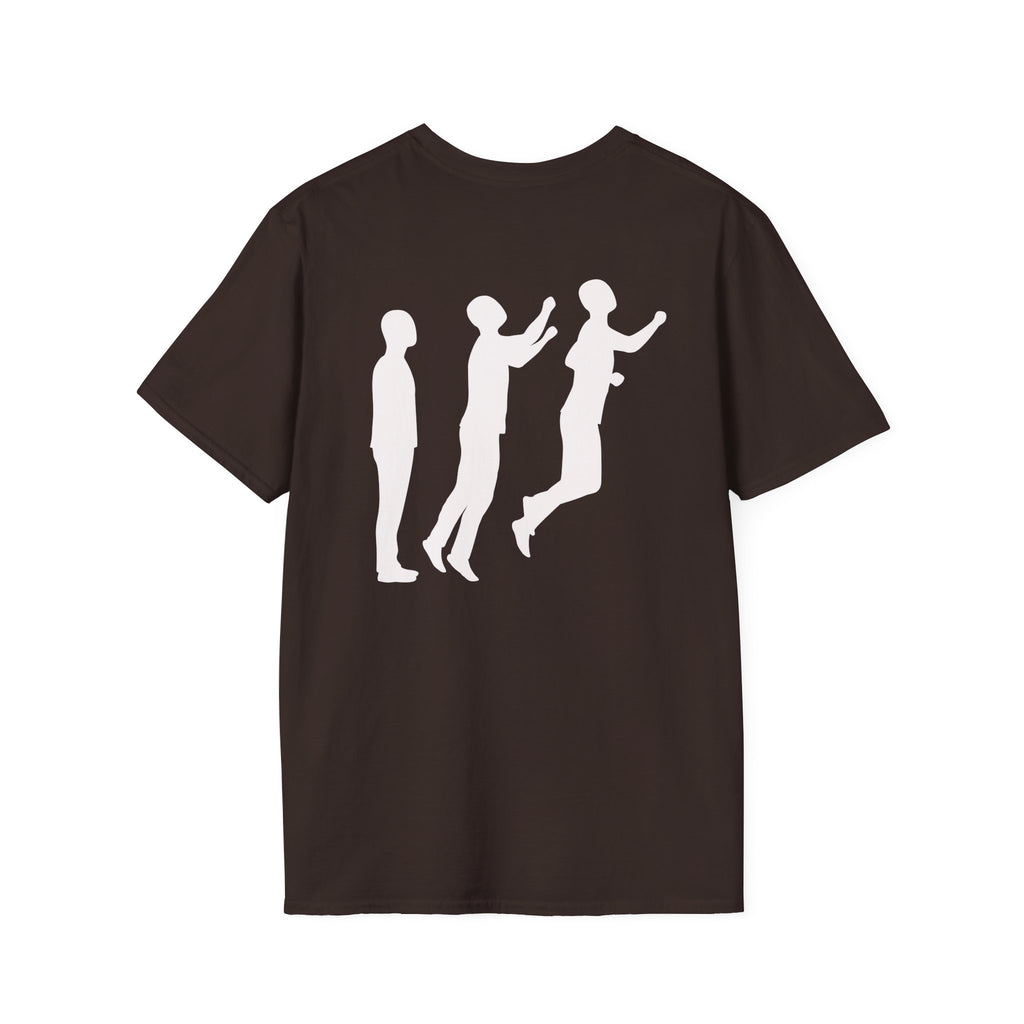 Perdurant Collective Reversed Logo T-Shirt - Dark Minimal Unisex Graphic Tee