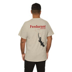 Perdurant Collective Footprint T-Shirt - Light Minimal Unisex Graphic Tee