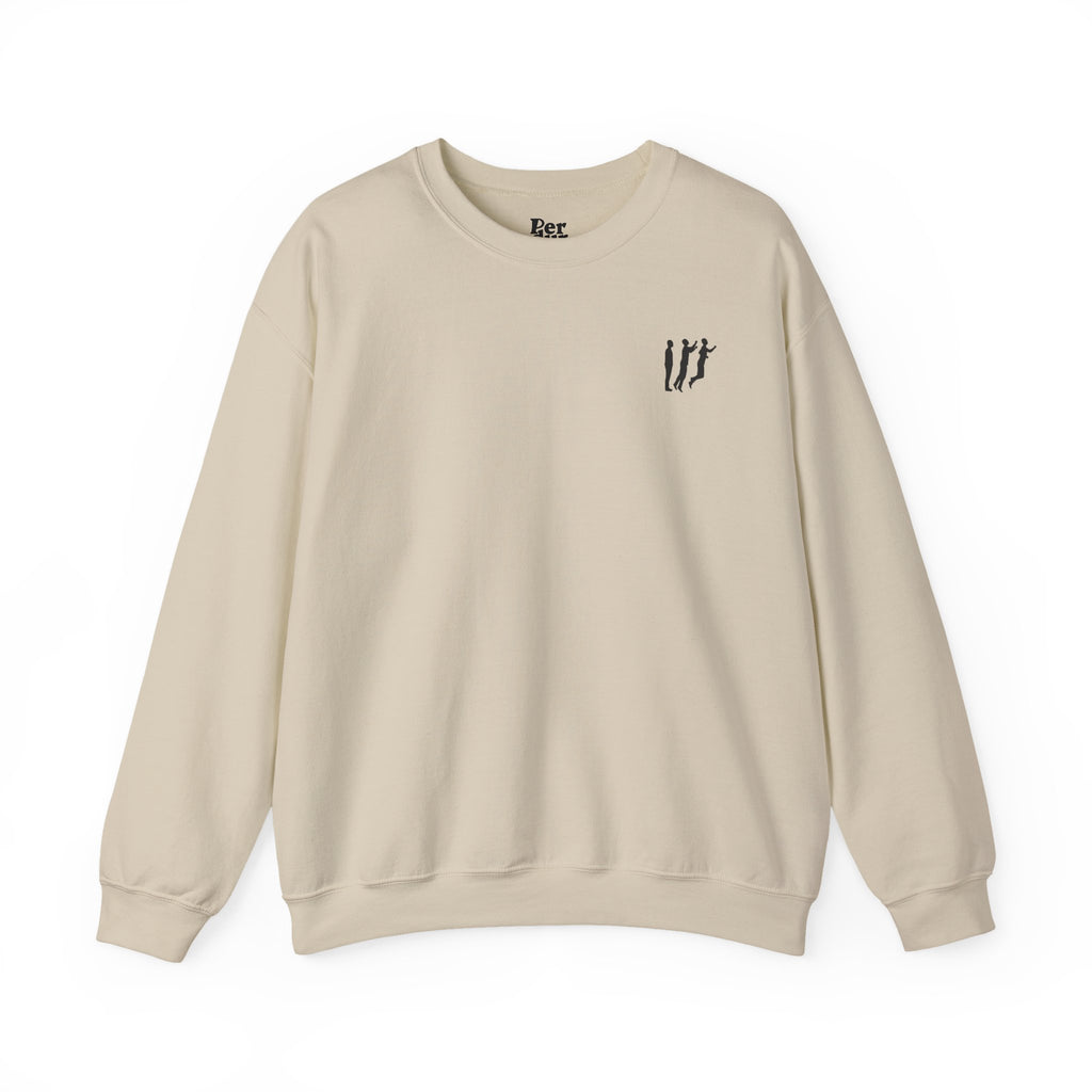 Perdurant Collective Logo Sweatshirt - Light Minimal Unisex Graphic Crewneck