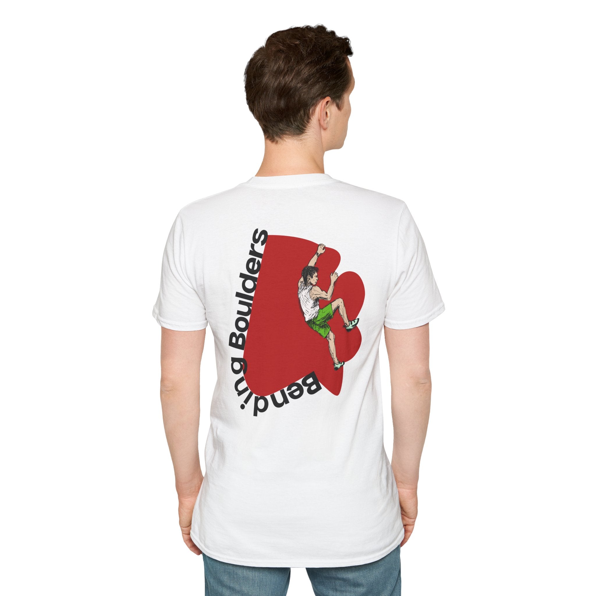 Perdurant Collective Bending Boulders T‑Shirt - Light Climbing & Bouldering Black Graphic Tee