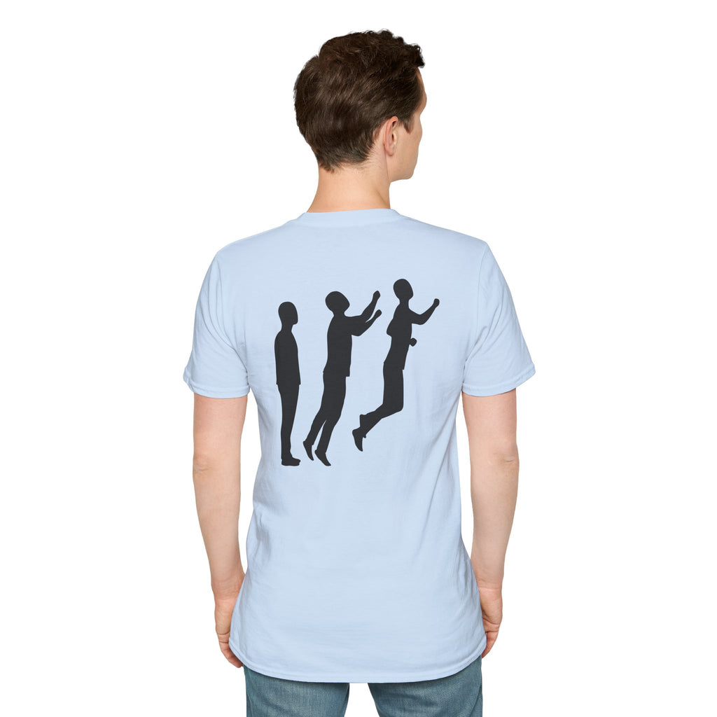 Perdurant Collective Reversed Logo T-Shirt - Light Minimal Unisex Graphic Tee