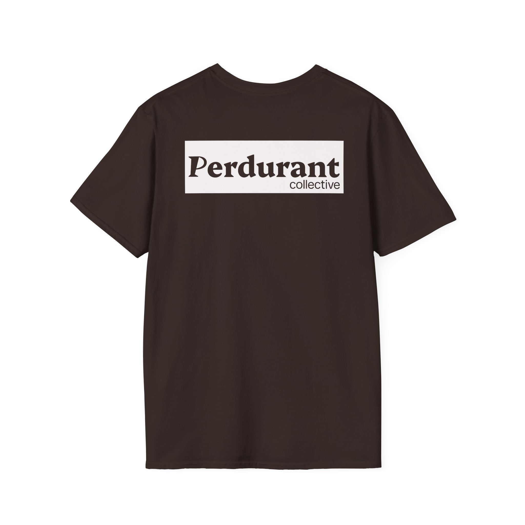Perdurant Collective Logo T-Shirt - Dark Minimal Unisex Graphic Tee