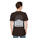 Mount Fuji Topographic T-Shirt - Dark Unisex Mountain Relief Tee