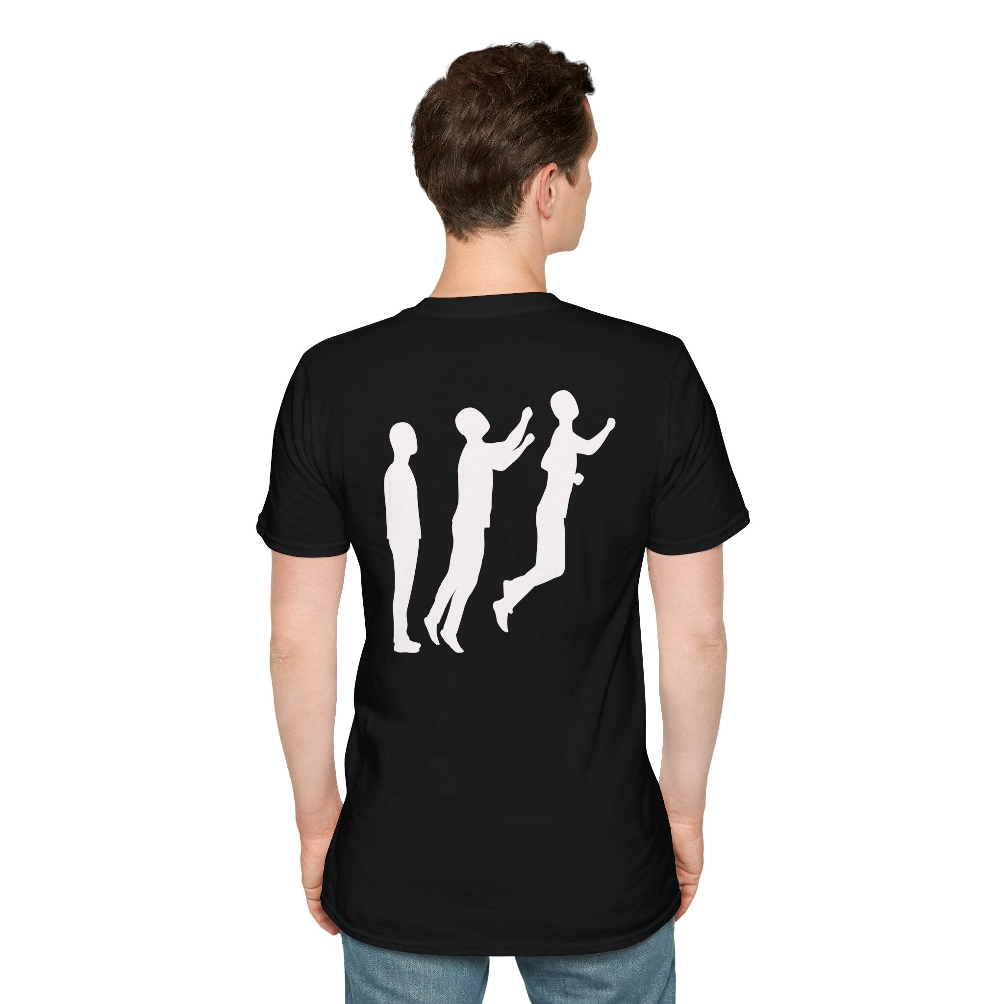 Perdurant Collective Reversed Logo T-Shirt - Dark Minimal Unisex Graphic Tee