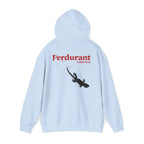 Perdurant Collective Footprint Hoodie - Light Minimal Unisex Graphic Hoodie