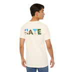 Nate Explores x Perdurant Collective Logo T-Shirt - Light Unisex Adventure & Outdoors Graphic Tee