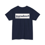 Perdurant Collective Outline Logo T-Shirt - Dark Minimal Unisex Graphic Tee