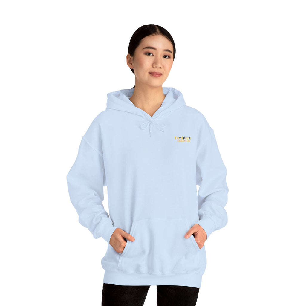 Perdurant Collective RUN RUN RUN Hoodie - Light Athletic Unisex Graphic Pullover for Runners