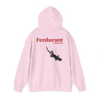 Perdurant Collective Footprint Hoodie - Light Minimal Unisex Graphic Hoodie