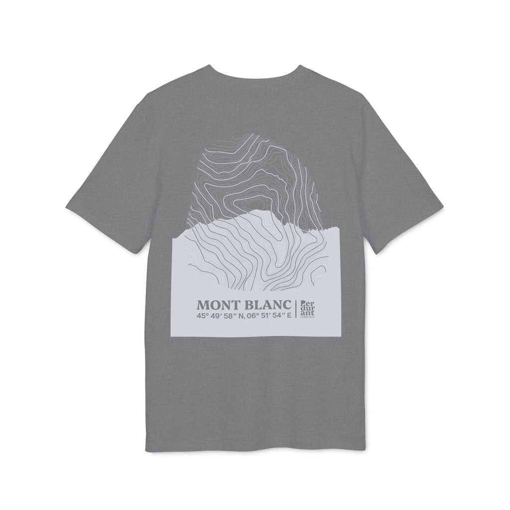 Mont Blanc Relief - the Classic Dark Unisex T-Shirt