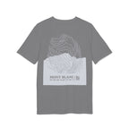Mont Blanc Relief - the Classic Dark Unisex T-Shirt