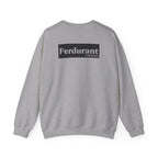 Perdurant Collective Logo Sweatshirt - Light Minimal Unisex Graphic Crewneck